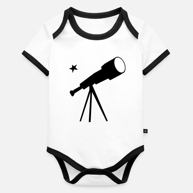 Teleskop Baby Bio-Kurzarm-Kontrastbody