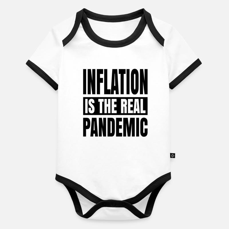 L’inflation est la véritable pandémie Body Bébé bio contrasté manches courtes