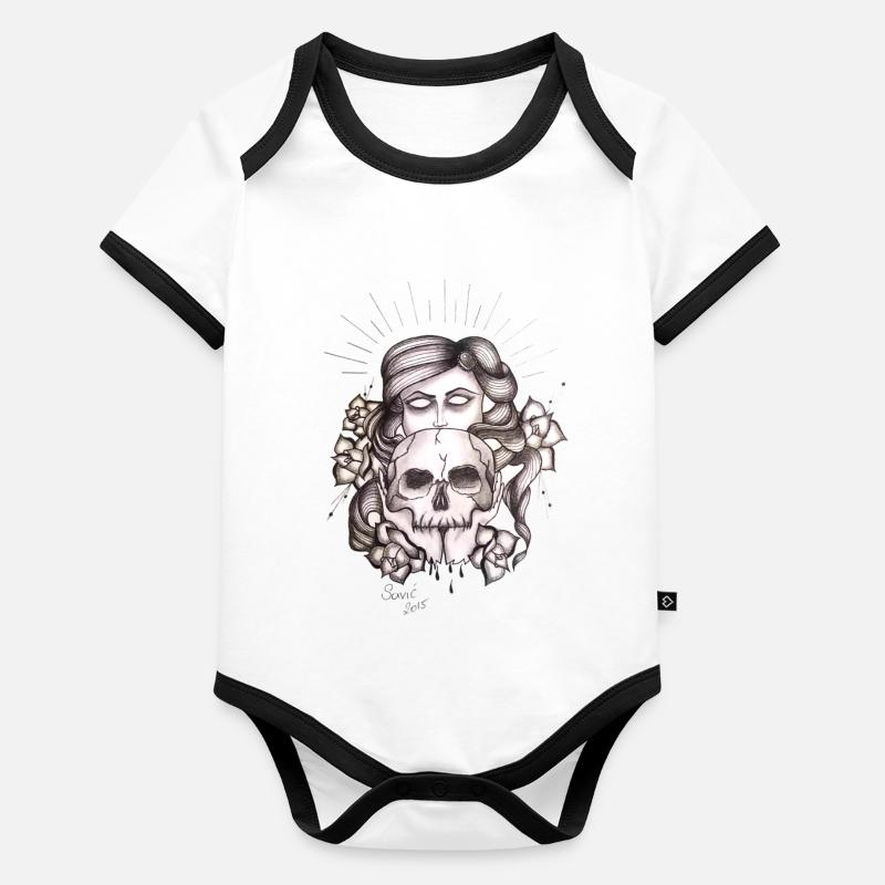 saint Body Bébé bio contrasté manches courtes