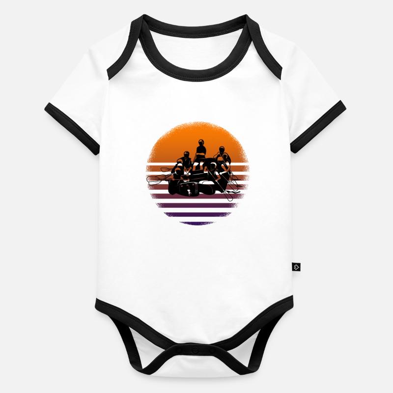 Rafting Organic Baby Contrasting Bodysuit