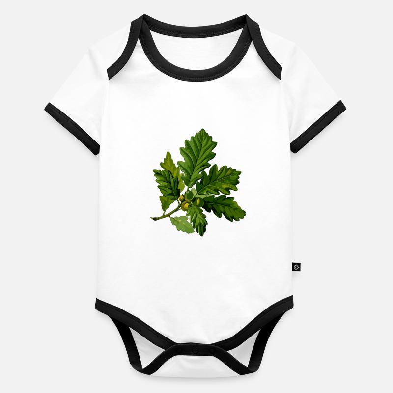 branche Body Bébé bio contrasté manches courtes