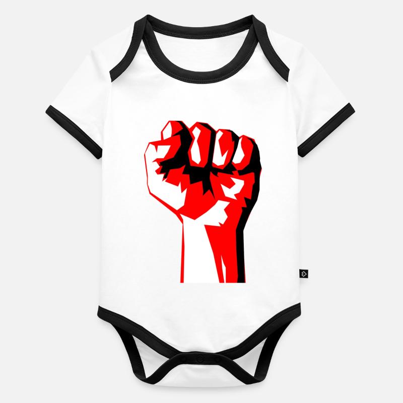 Faust Baby Bio-Kurzarm-Kontrastbody
