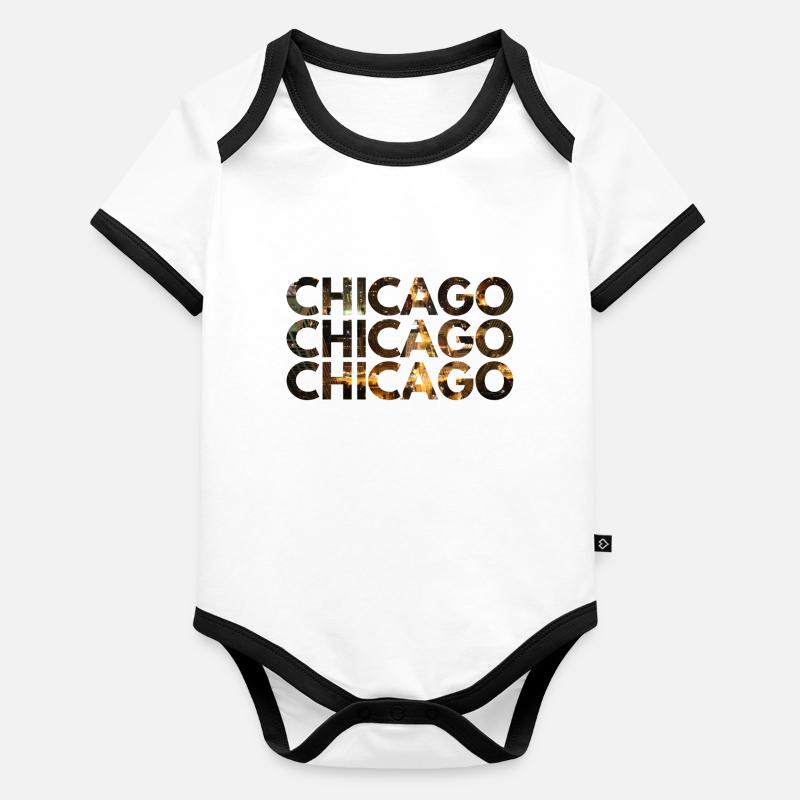 Chicago Organic Baby Contrasting Bodysuit