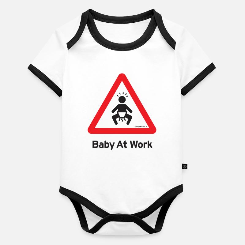 Baby At Work Organic Baby Contrasting Bodysuit