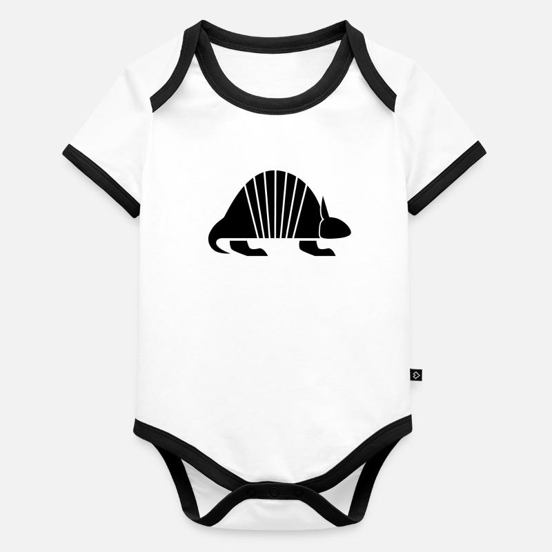 Tatoué Body Bébé bio contrasté manches courtes