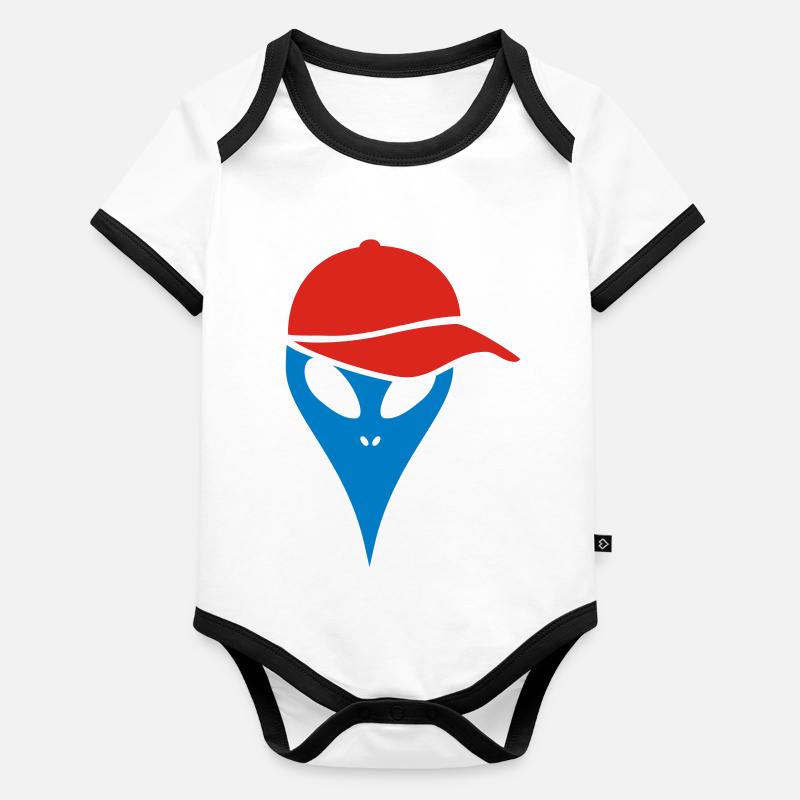 Sport Body Bébé bio contrasté manches courtes