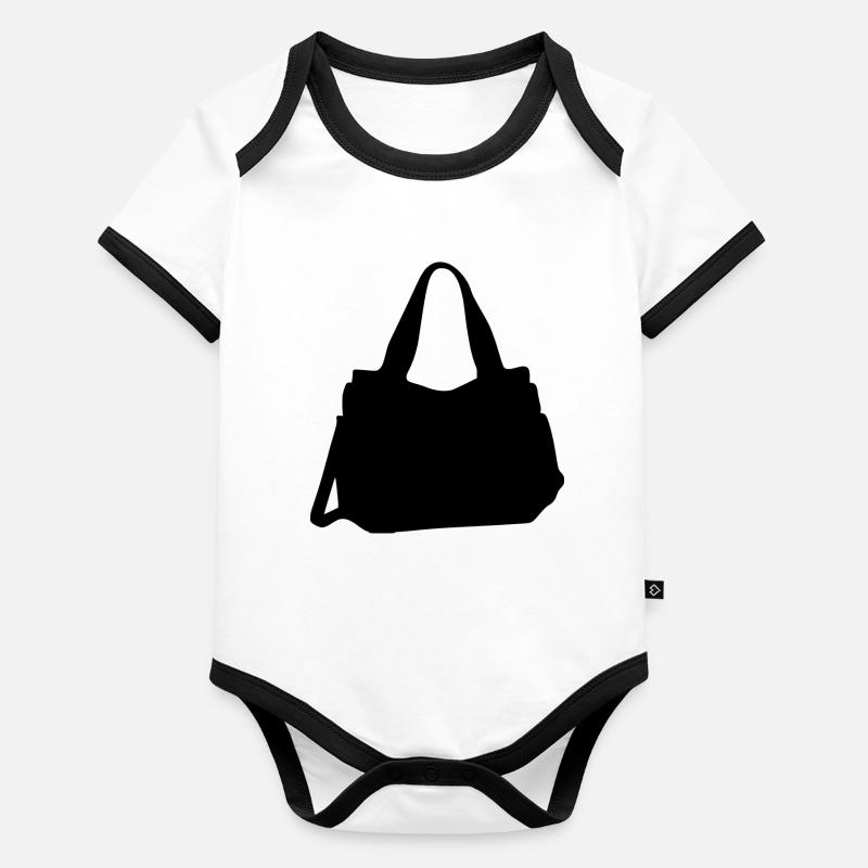 sac à main Body Bébé bio contrasté manches courtes