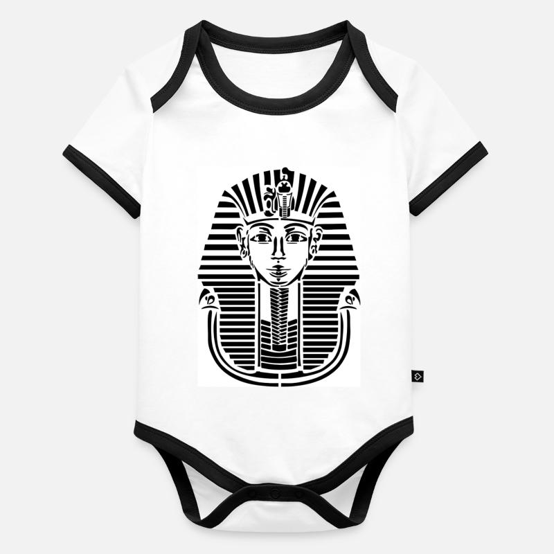 PHARAON Body Bébé bio contrasté manches courtes