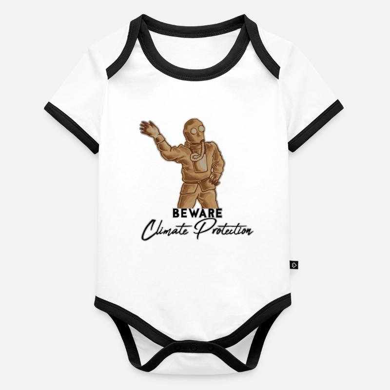 Beware - Climate Protection Baby Bio-Kurzarm-Kontrastbody