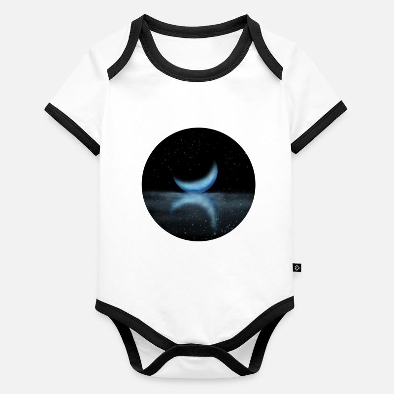Moon Organic Baby Contrasting Bodysuit