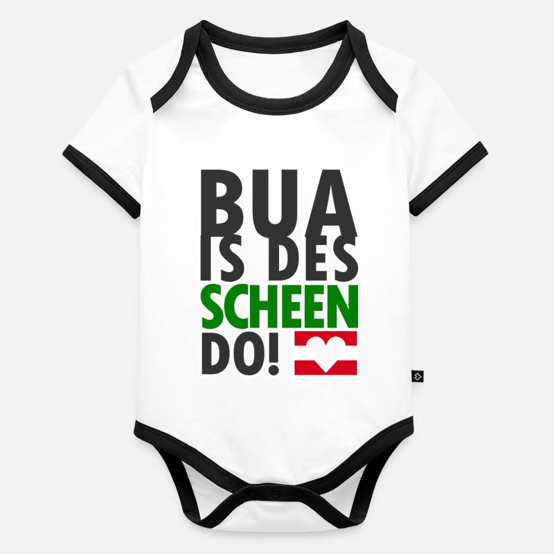 Austrian dialect Dialect Nice Organic Baby Contrasting Bodysuit