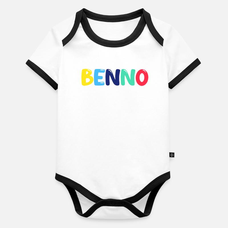 Name - Benno Organic Baby Contrasting Bodysuit