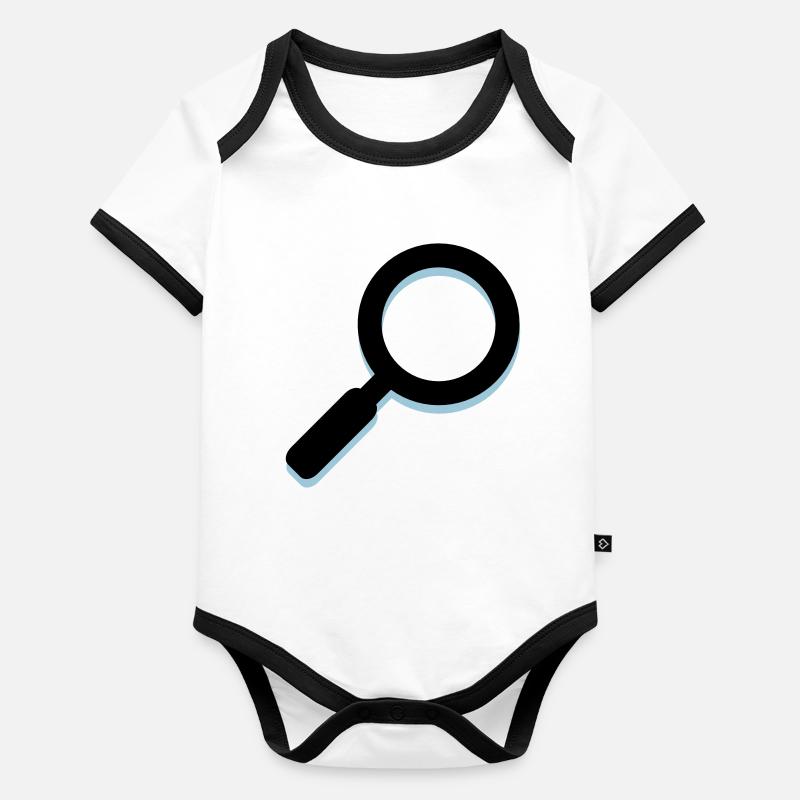 loupe Body Bébé bio contrasté manches courtes