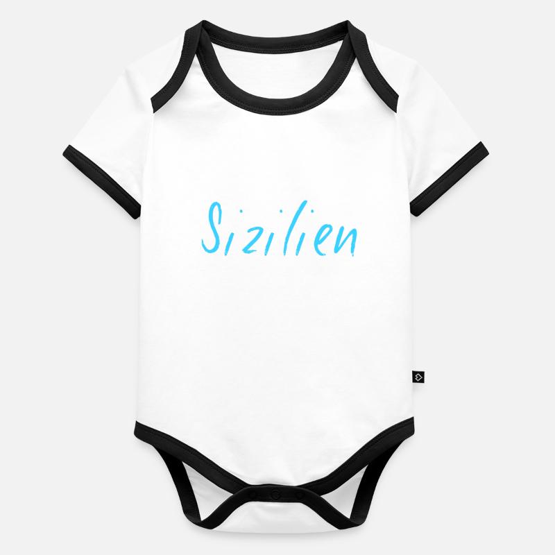 Sicily Organic Baby Contrasting Bodysuit