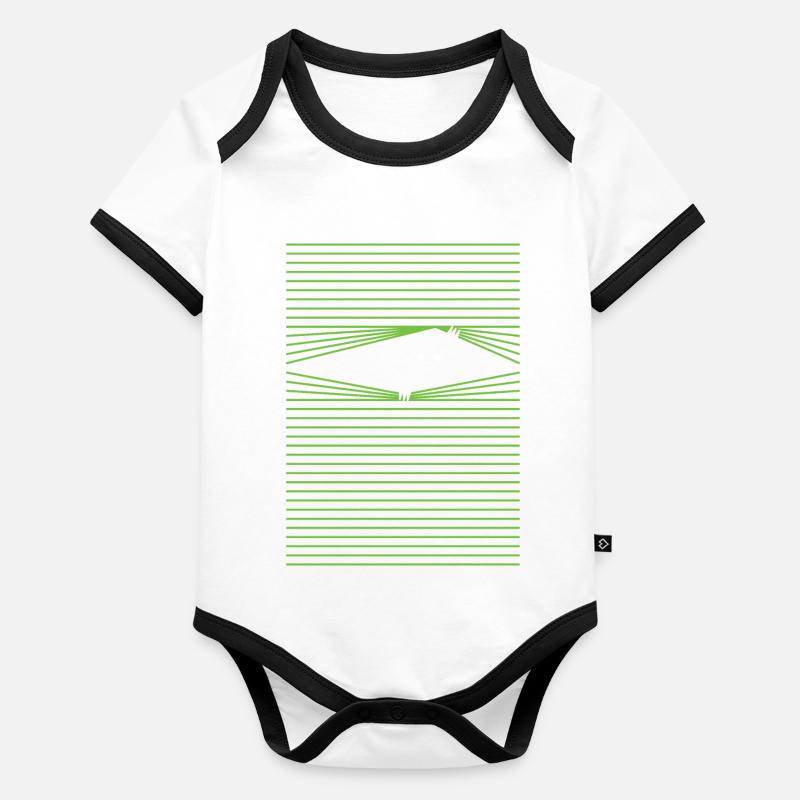 rouleau d’ombre Body Bébé bio contrasté manches courtes