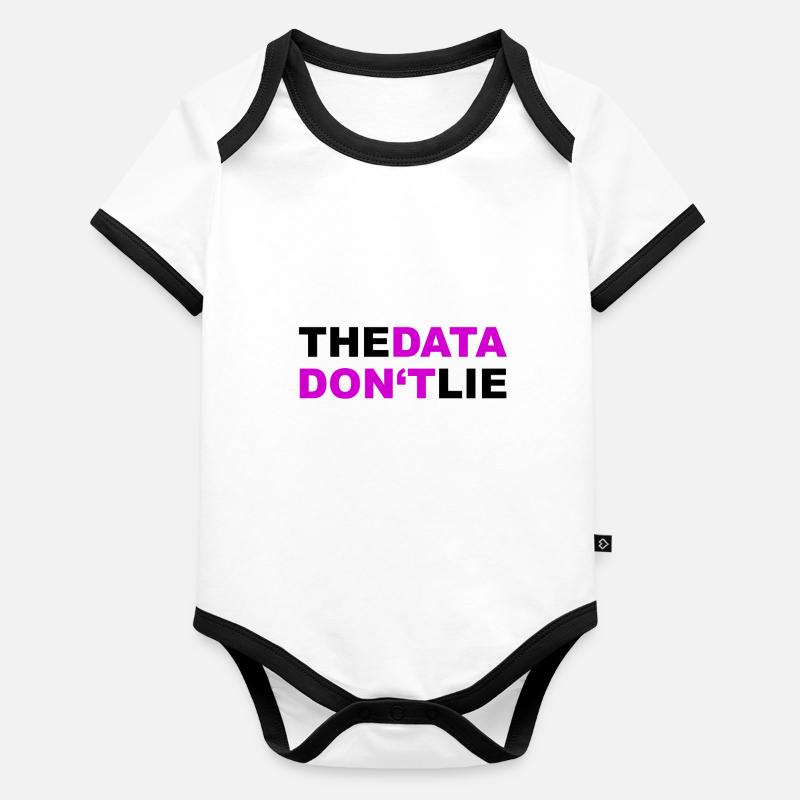 Data Protection des données RGPD Cadeau Body Bébé bio contrasté manches courtes
