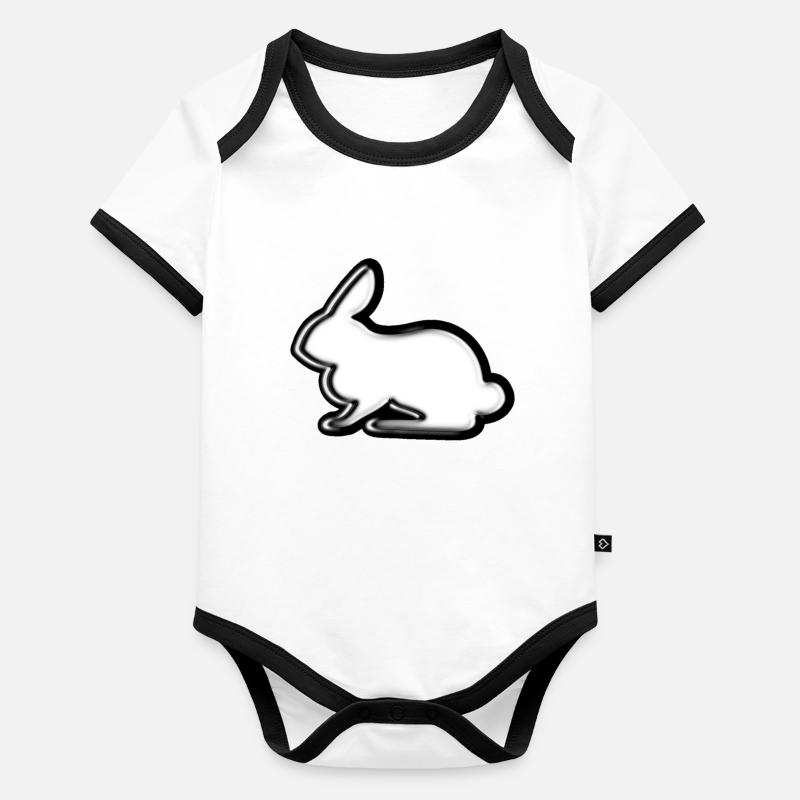 Rabbit Organic Baby Contrasting Bodysuit