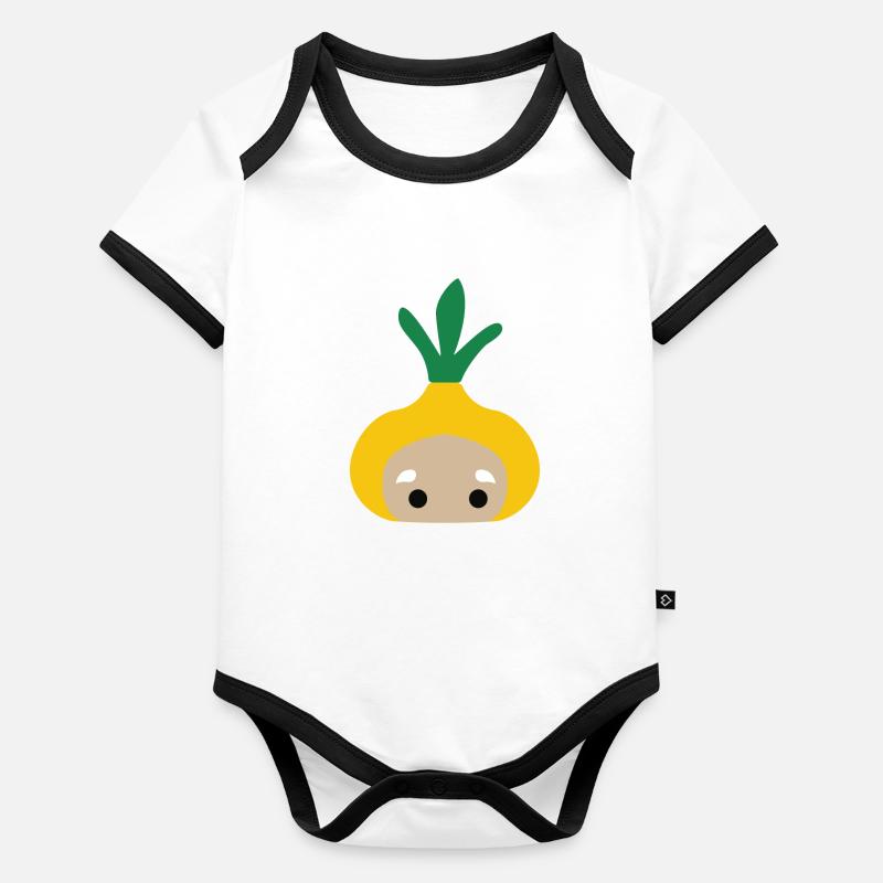 onion Organic Baby Contrasting Bodysuit