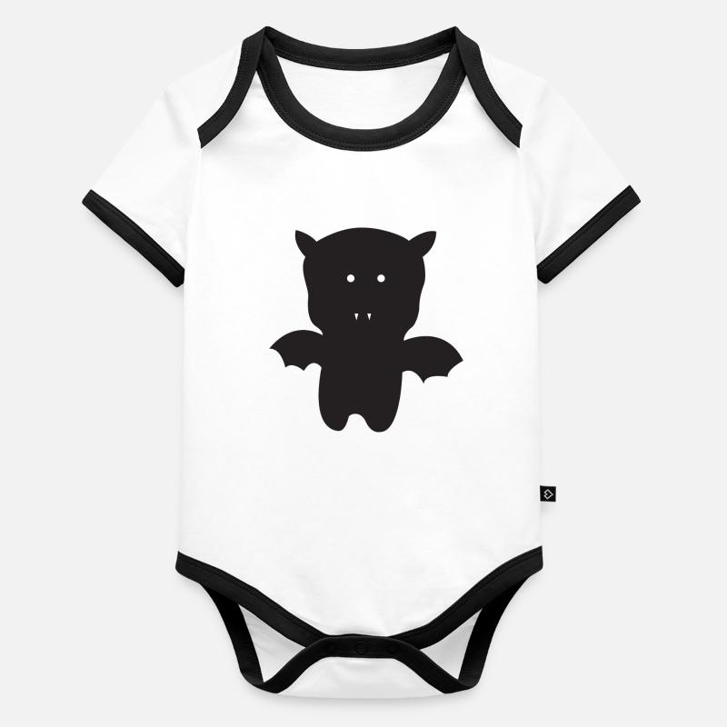 Bébé vampire Body Bébé bio contrasté manches courtes