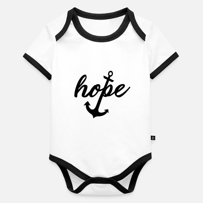 Hoffnung 1N Baby Bio-Kurzarm-Kontrastbody