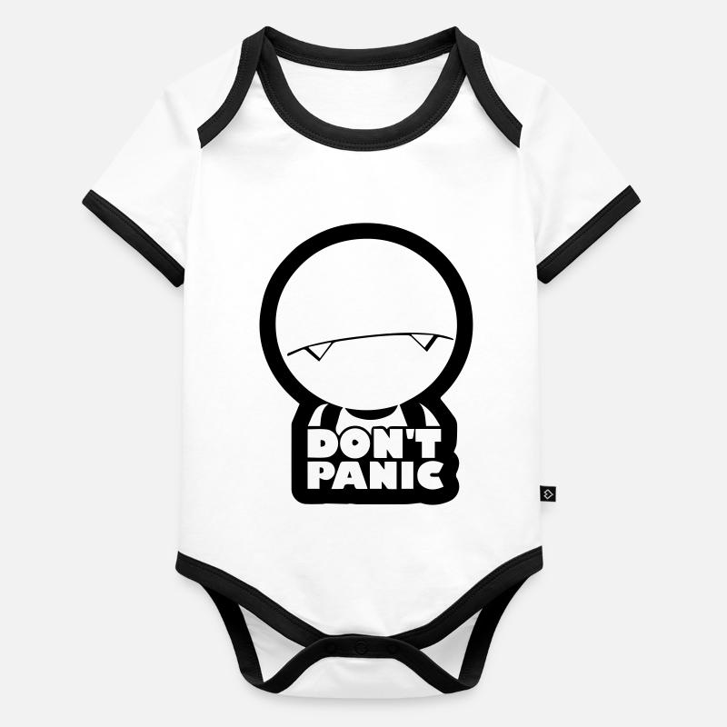 Dont'Panic Marvin Organic Baby Contrasting Bodysuit