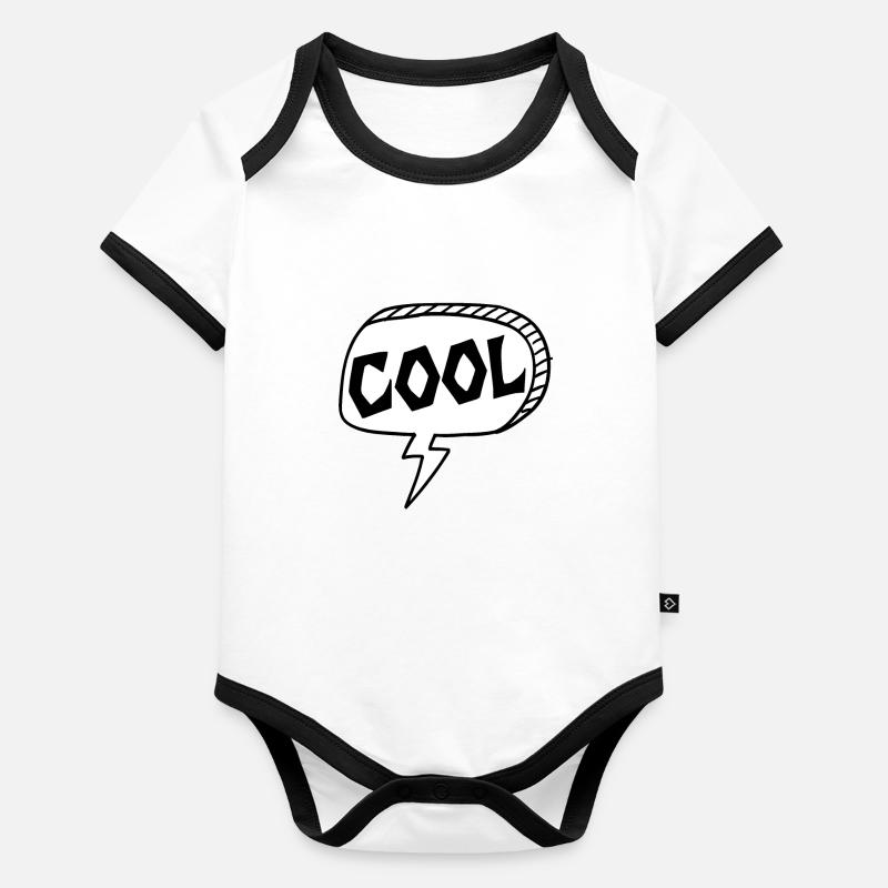 Cool Body Bébé bio contrasté manches courtes