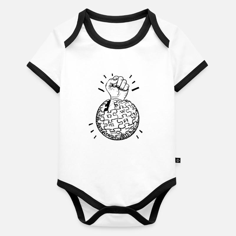 Wiki, Encyclopédie Body Bébé bio contrasté manches courtes
