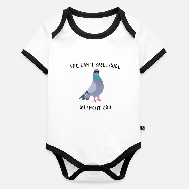 Cool pigeon Organic Baby Contrasting Bodysuit