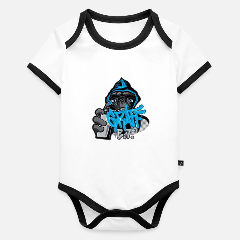 GRAFF E.T. Baby Bio-Kurzarm-Kontrastbody