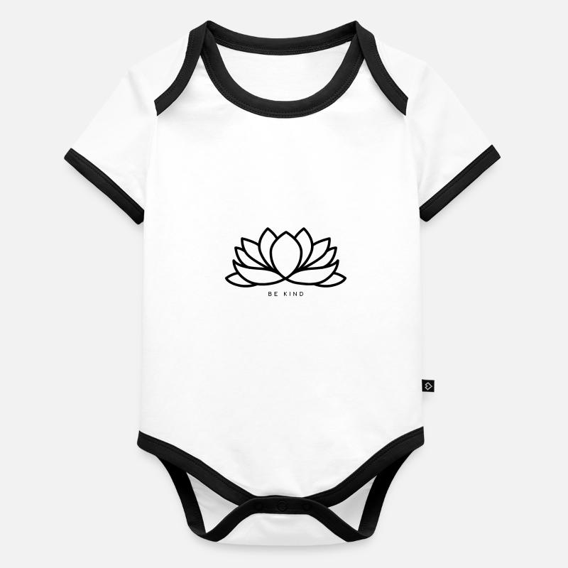 Be child Organic Baby Contrasting Bodysuit