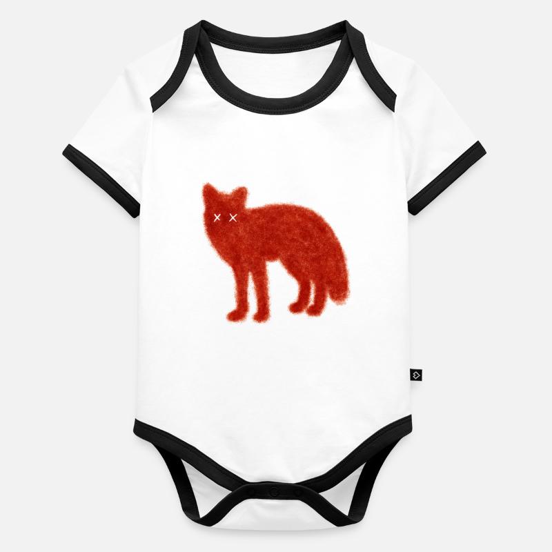 Dead Fox Organic Baby Contrasting Bodysuit