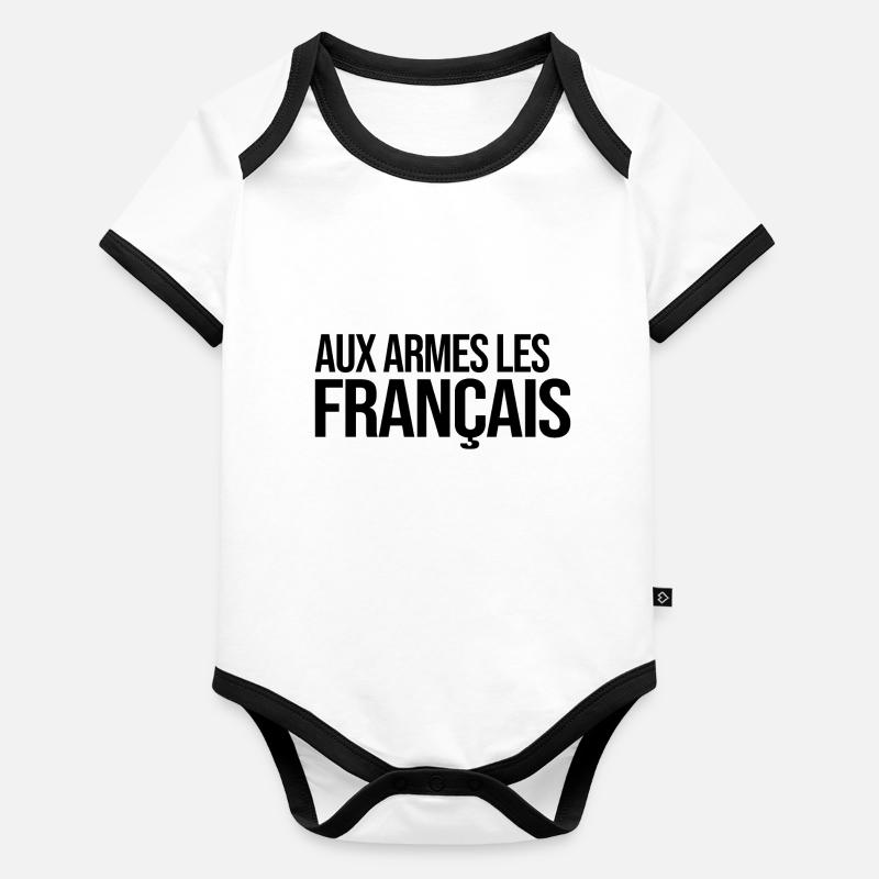 France Body Bébé bio contrasté manches courtes