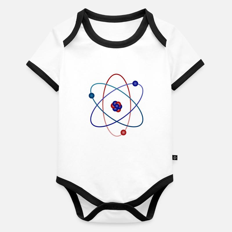 atome Body Bébé bio contrasté manches courtes