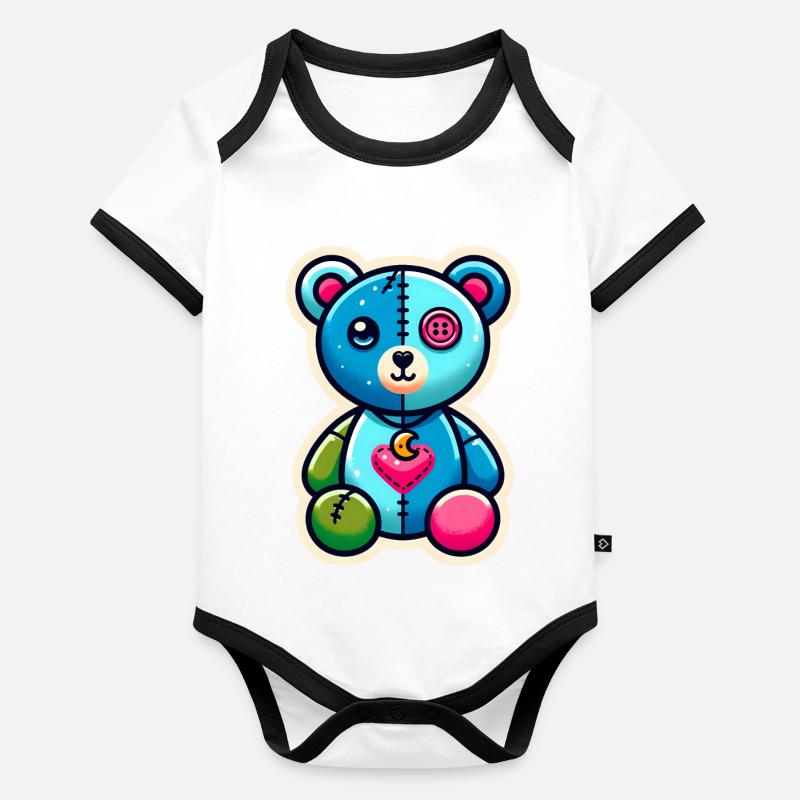 Patchwork Pal Organic Baby Contrasting Bodysuit