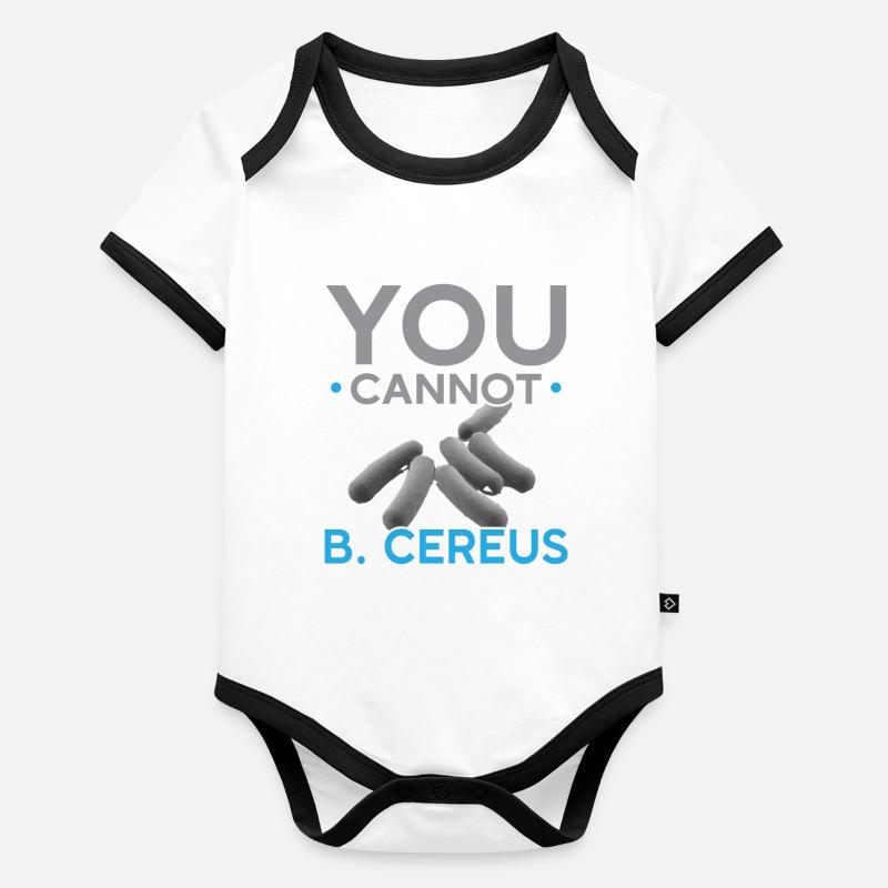 Vous ne pouvez pas B. Cereus Biologiste Science Bio Body Bébé bio contrasté manches courtes