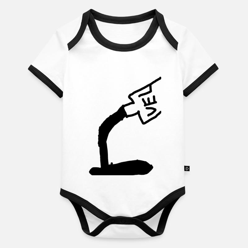 Vel Body Bébé bio contrasté manches courtes