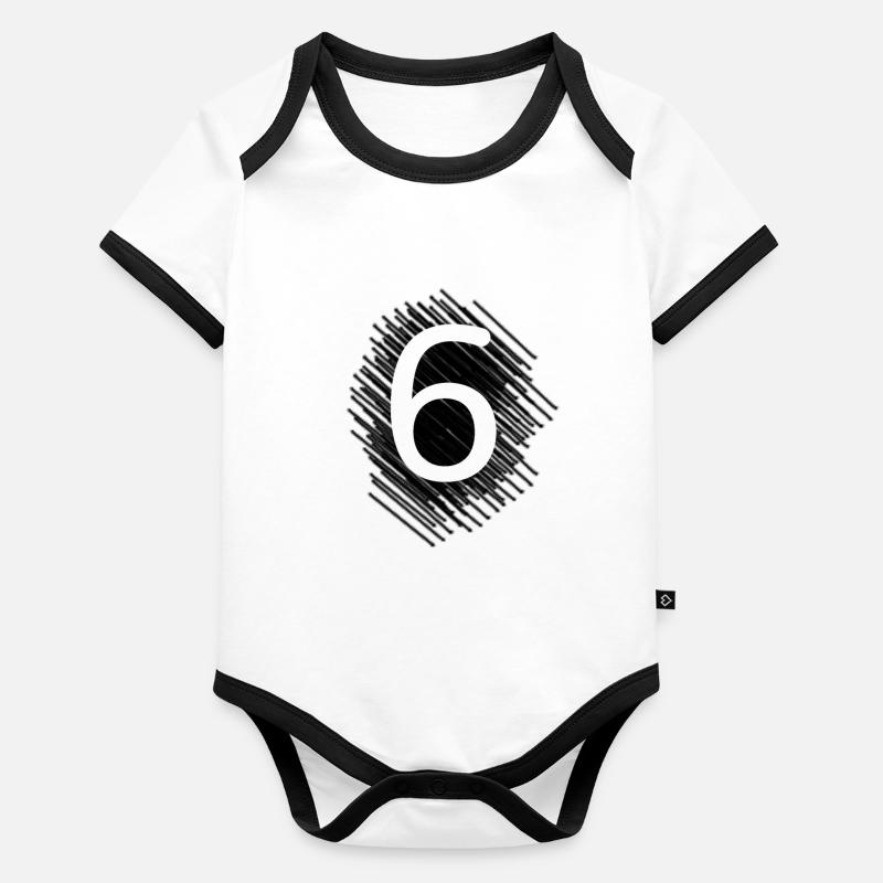 66 Body Bébé bio contrasté manches courtes
