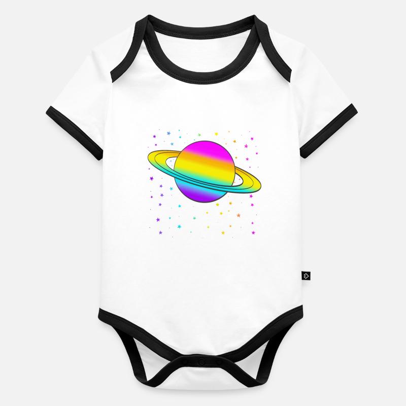Saturn Organic Baby Contrasting Bodysuit