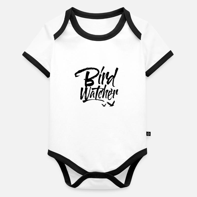 Ornithology Organic Baby Contrasting Bodysuit