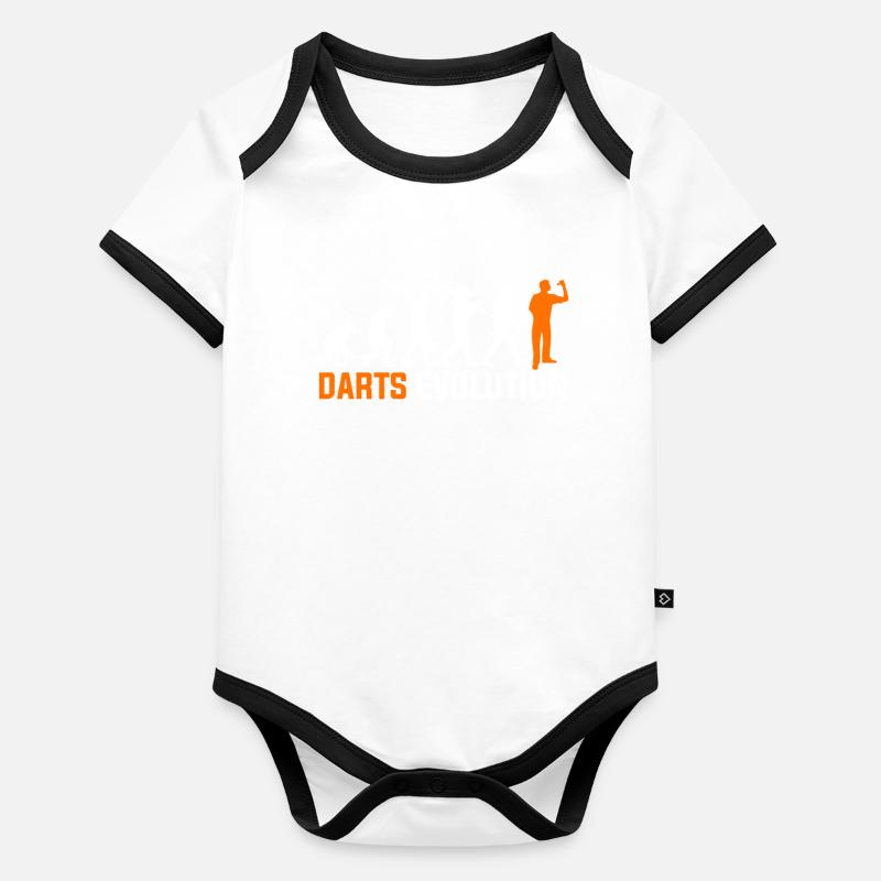 Darts evolution Organic Baby Contrasting Bodysuit