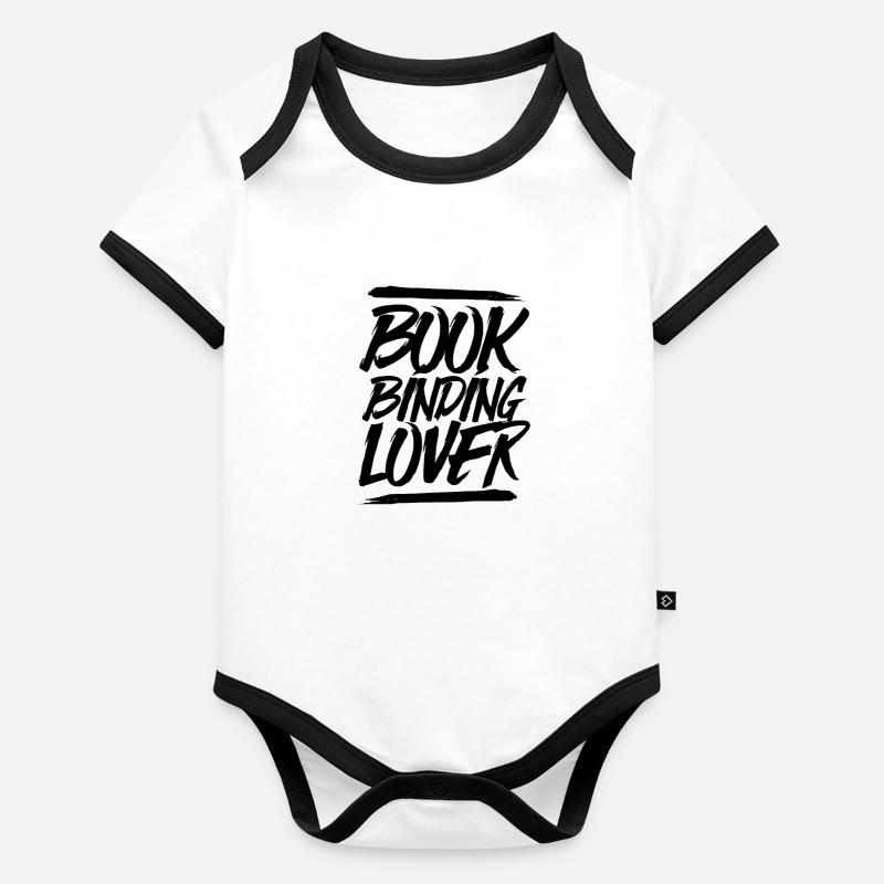 Buchbinder Buchbinden Baby Bio-Kurzarm-Kontrastbody