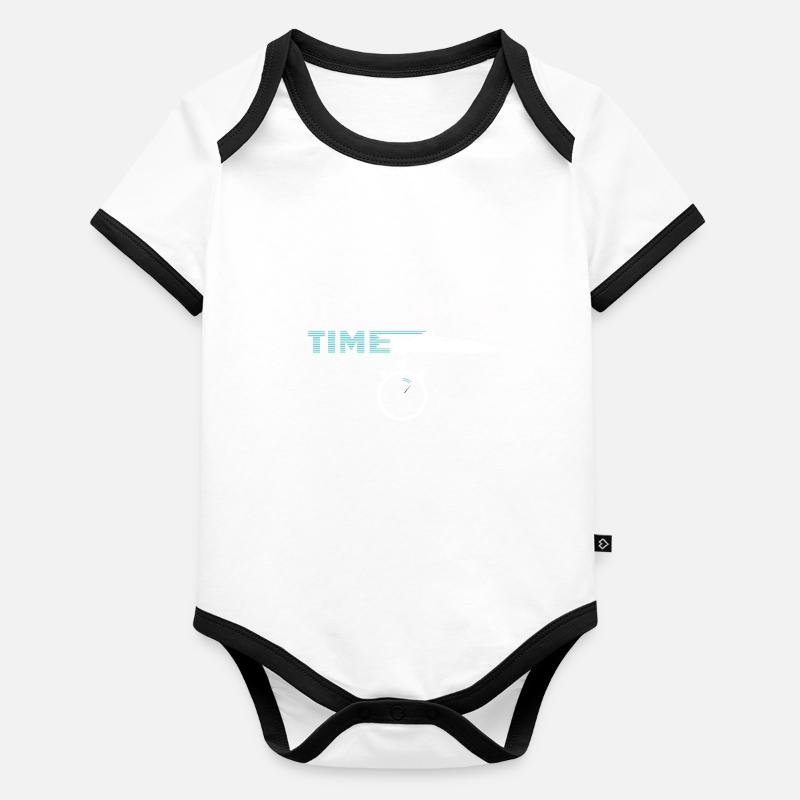 Voiture Racing Hammer Time Body Bébé bio contrasté manches courtes