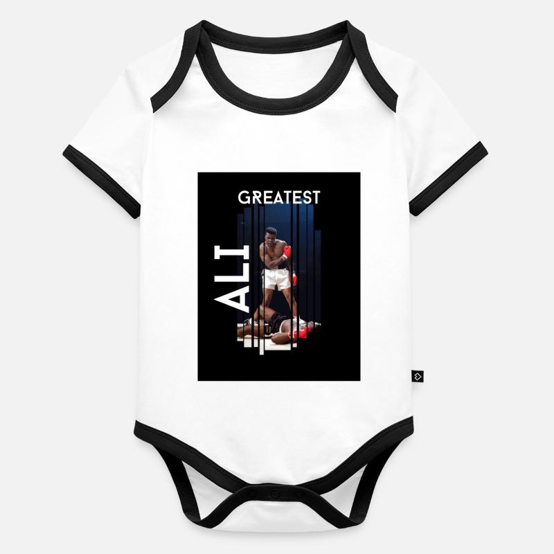Größte Sammlung - Ali One Baby Bio-Kurzarm-Kontrastbody