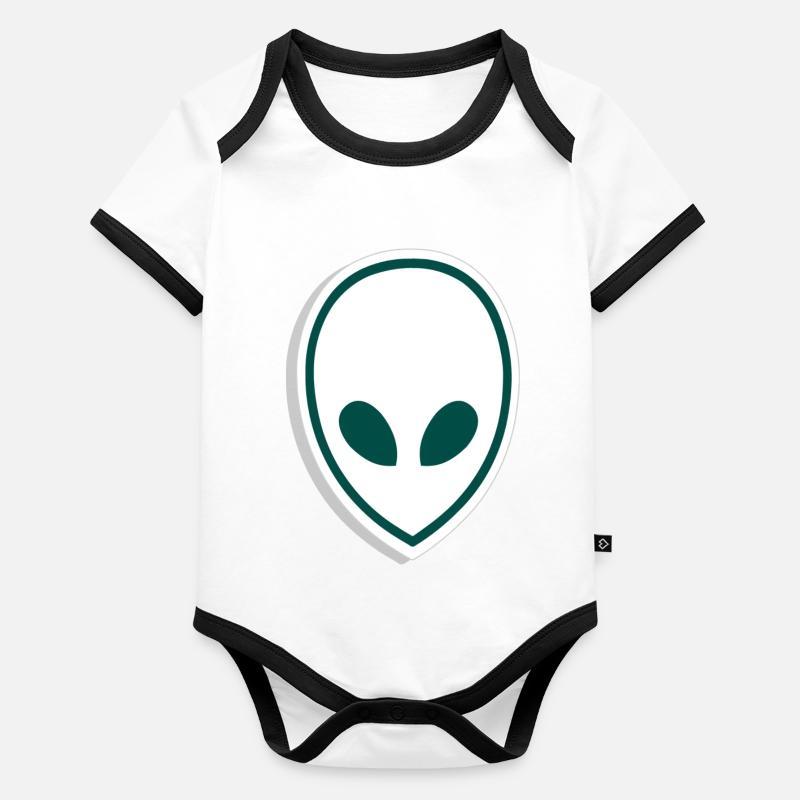 bande dessinée Body Bébé bio contrasté manches courtes