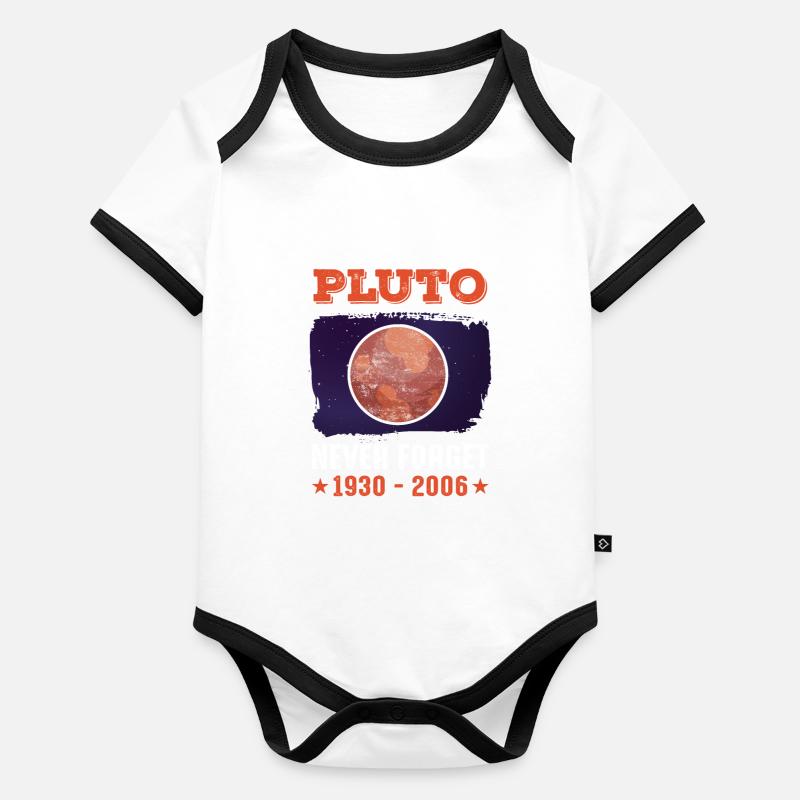 Pluto Never Forget 1930 - 2006 Gift Organic Baby Contrasting Bodysuit