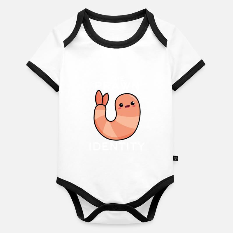 The Prawn Identity Organic Baby Contrasting Bodysuit