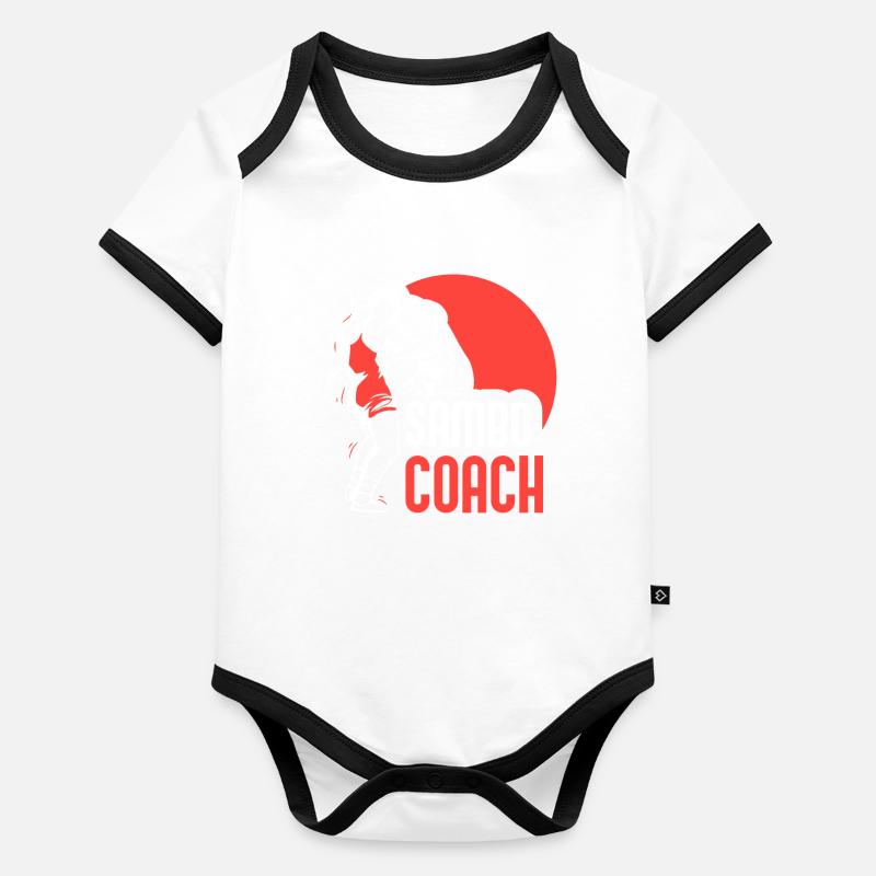 Sambo Trainer Martial Arts Martial Arts Training Organic Baby Contrasting Bodysuit