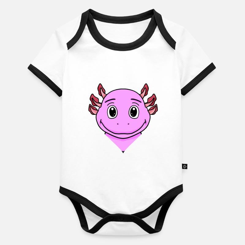 Axolotl Organic Baby Contrasting Bodysuit