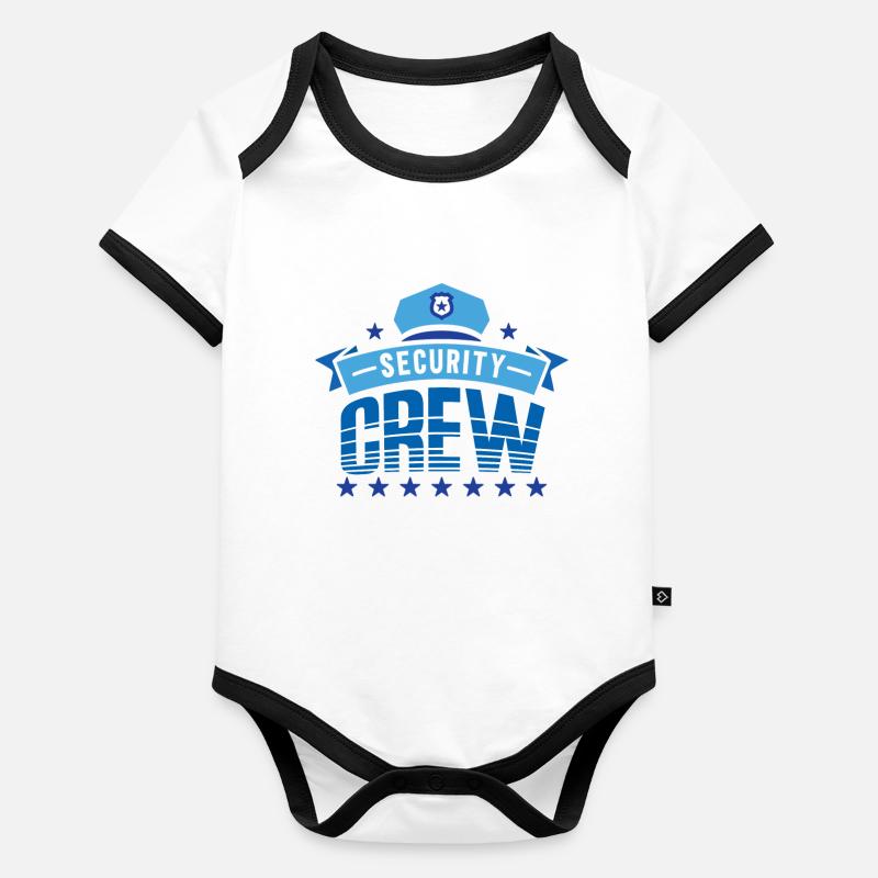 Security Personnel Security Security Bouncer Organic Baby Contrasting Bodysuit