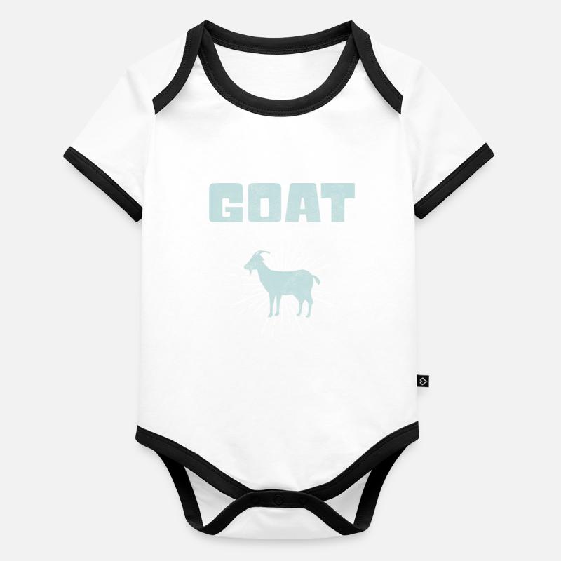 Goat Whisperer Organic Baby Contrasting Bodysuit
